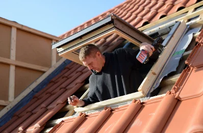 Pose de fenêtres de toit Velux à Barbey